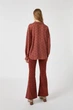 Блуза Pull & Bear коричневий QRDYC044 S - изображение 5