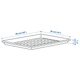Підставка для взуття IKEA BAGGMUCK БАГГМУКК 46x35 см, 405.737.56 - зображення 6