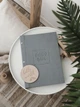 Детский фотоальбом для фотографий "Baby book", первый альбом малыша на украинском, цвет серый - изображение 1