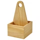 Органайзер стола из дерева IKEA CHOKLADHAJ, 21х12x11 см 105.843.51 - изображение 1