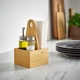 Органайзер стола из дерева IKEA CHOKLADHAJ, 21х12x11 см 105.843.51 - изображение 2