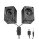 Акустика для ПК Meetion MT-SP2011, Wired Meetion Speaker, AUX + USB, 3W * 2, RGB, black - изображение 5
