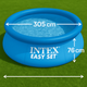Наливной бассейн Intex Easy Set 305×76 см (3 853 л) с фильтр-насосом 28122 - изображение 5