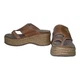 Вьетнамки женские кожаные на платформе Aldo 35 р. 22,5 см коричневые - изображение 2