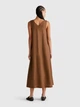 Сукня міді літня жіноча United Colors of Benetton 4AGHDV07C-0B1 M Коричнева (8055268556570) - зображення 2