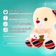 Плюшевый мишка Тедди с сердцем светится говорит (бежевый) - изображение 2
