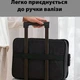 Сумка органайзер 7104 Black дорожный кейс для документов кодовый замок - изображение 7