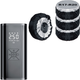 Набір Чохли для коліс UFT Wheelcover 4 R17-R20 з ручками 4 шт Сірі (UFTWheelcover3L) + Мультифункціональний насос для автомобільних шин і велосипедів з цифровим дисплеєм UFT Pump 2 - зображення 1