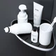 Полиця кутова клейка MVM BP-26 пластикова Біло-чорна (BP-26 WHITE/BLACK) - зображення 5
