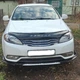 Пластикова губа на бампер Chevrolet Lacetti молдинг бампера спідниця універсальна чорний. - зображення 2