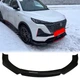 Пластиковая губа на бампер Changan CS35 молдинг бампера юбка универсальная черная. - изображение 1