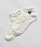 Жіночі короткі шкарпетки Корона Heart, бавовна, білі, розмір 36-41 - зображення 4
