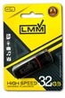 Флешка USB 32GB LMM Classic черная USB 2.0 влагозащищенный корпус скорость до 480 Мбіт/с - изображение 1