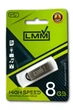 Флешка USB 8GB LMM Fit железный корпус влагозащищенный корпус скорость до 480 Мбіт/с - изображение 1