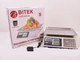 Весы электронные торговые 55кг 4В металлические кнопки BITEK YZ-982S - изображение 2
