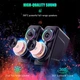 Компьютерные колонки Onikuma L6 (акустика для ПК, мощность 10 Вт, USB, AUX 3.5 мм, RGB подсветка) - Черный - изображение 5