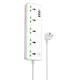 Мережевий подовжувач HOCO AC13A Talento 5-position socket(1C3A) (1,5 m) White (6942007607148) - изображение 1