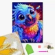 Алмазная мозаика Brushme на подрамнике Веселый попугай 25x25 см (BH038) - изображение 2