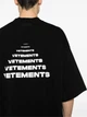 Чоловіча футболка з логотипом Vetements T-SHIRT IN COTONE Розмір M Чорний - зображення 4