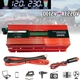 Преобразователь тока автомобильный UKC KC2000D AC/DC 2000W с LCD индикатором и USB Инвертор в машину 12/220В Красный - изображение 1
