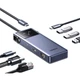 Концентратор 7-in-1 UGREEN CM888 Uno Q Pro Robot для MacBook Pro/Air, iPad Pro, Surface, XPS, Thinkpad HDMI 4K@60Hz, PD100W Charging, USB A+C HUB, RJ45 Grey (45155) - зображення 1