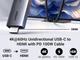 Кабель UGREEN CM675 USB-C to HDMI 4K 60Hz для iPhone 16/15, Galaxy, MacBook с поддержкой быстрой зарядки PD100W HDR 2m Grey (55330) - изображение 9