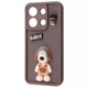 Чехол мультяшный с фигурками VVave Pretty Things Case для Xiaomi Redmi Note 13 4G brown/fluffy white - изображение 1