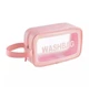 Прозрачная сумка-косметичка Washbag Medium Pink 26см - изображение 1
