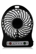 Міні вентилятор mini fan з акумулятором 18650, чорний (2568) - зображення 1