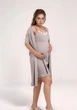 Халат и ночная рубашка для беременных и кормящих Nature Cotton К365-140-1 Беж 52/54 - изображение 2