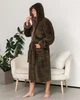 Халат мужской махровый Хаки/Коричевый Maybel 3XL Nil (1431_4) - изображение 4