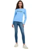 Футболка с длинным рукавом (лонгслив) женская Lee Cooper 20196181.E84 L голубая (5942723123442) - изображение 3