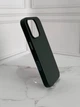 Чехол противоударный кожаный OEM Leather Case with MagSafe для iPhone 16 Pro Green - изображение 2