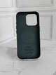 Чехол противоударный кожаный OEM Leather Case with MagSafe для iPhone 16 Pro Green - изображение 3