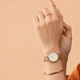 Часы женские Daniel Wellington классические с браслетом из нержавеющей стали кварцевые аналоговые Золотистые (33-102-Dw00100163) - изображение 6