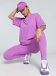 Футболка хлопковая оверсайз длинная женская Puma Essentials Foundation 68497189 L Wild Berry (4067983641107) - изображение 4
