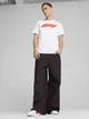 Футболка хлопковая длинная мужская Puma Essentials 63326402 M White с принтом (4067984468130) - изображение 3