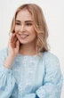 Блуза Галерея льону Дзвінка 50 Блакитний (9460/50/1347) - изображение 5