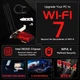 Сетевой адаптер Fenvi FV-BE8800 Wi-fi 7, Bluetooth 5.4 Gaming Tri Band2.4G/5G/6GHz - изображение 3