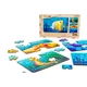 Детский деревянный пазл Морские жители 4 в 1 PuzzleOK Puz-57896, 80 элементов - изображение 3