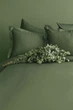 Комплект постільної білизни Issimo Simply Satin 200х220 см Forest Green - зображення 2