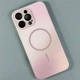 Чехол Matte Ombre With MagSafe для IPhone 16 Pro Max c защитой камеры цвет Pink - изображение 1