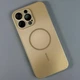 Чехол Matte Ombre With MagSafe для IPhone 16 Pro Max c защитой камеры цвет Gold - изображение 1