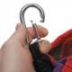 Гамак туристический тканевый с москитной сеткой 240×150 см Hammock, подвесной кемпинговый хлопковый гамак с креплениями и чехлом для дома, дачи, сада, туризма и отдыха, A-001 - изображение 4