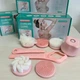 Массажная щетка для тела Cleaning Brush, электрическая щетка-массажер с 5 сменными насадками Розовая AND-707-Pink - изображение 1