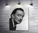 Картина Художник Сальвадор Дали (Salvador Dali) со знаменитыми усами 48x60 см Модуль №1 (003368) - изображение 1