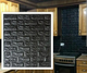 Самоклеющаяся 3D панель под кирпич Чёрный 700x770x3мм 3Д - изображение 8