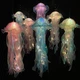 Декор светящийся Медуза на батарейках Jellyfish lamp AND HA-113 Голубая - изображение 2