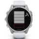 Спортивные часы GARMIN Fenix 8 43mm AMOLED Silver with Whitestone Silicone Band - изображение 9