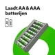 Універсальне ЗУ GP E821 у комплекті з акумуляторами 4шт AA 2100mAh та 4шт AAA 800mAh, AA/AAA, Ni-Mh, LED, 4x2 каналів, USB, Box (GPE821210E/85ER21-2TLB8) - зображення 3